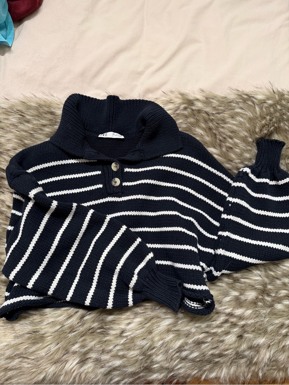 Zara cropped sweater